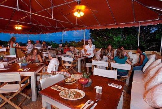 Pavilions And Pools Condo Villas Mandal Restaurang bild